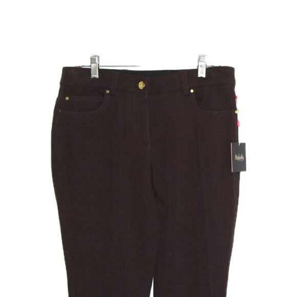 Rafaella Jeggings Brown 5 Pocket Mid Rise Size 6P NWT - Picture 2 of 7